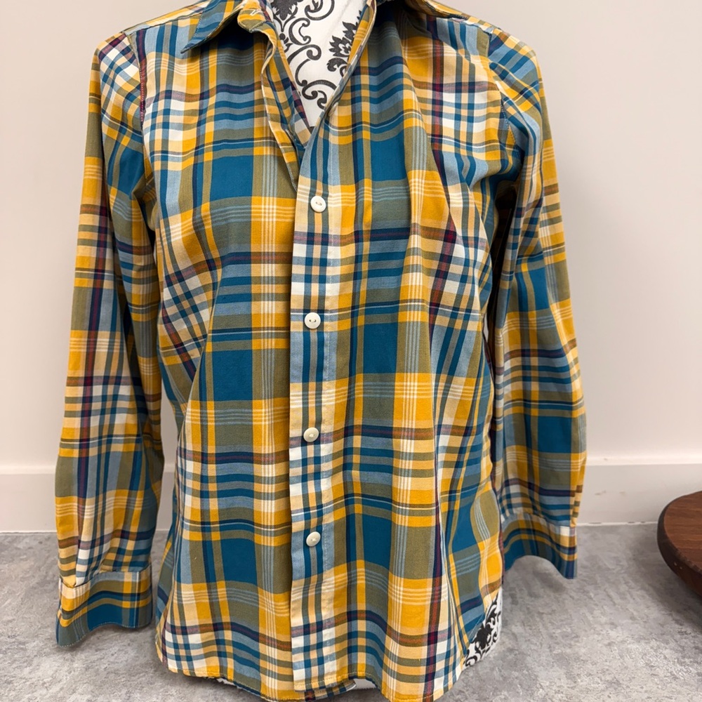 Foxcroft Plaid Shirt Sz 6p - Picture 11 of 14